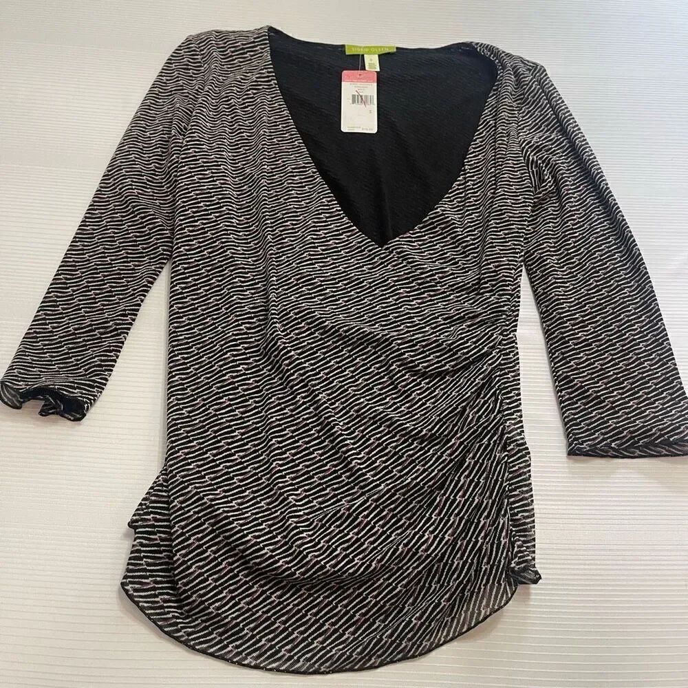 NWT Sigrid Olsen Rustic Vineyard Top Blouse Size Small New